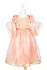 Kindermädchen Kleid Marie-Laure 8-10 Jahre mit Tüll, Volantärmel und goldfarbenen Details