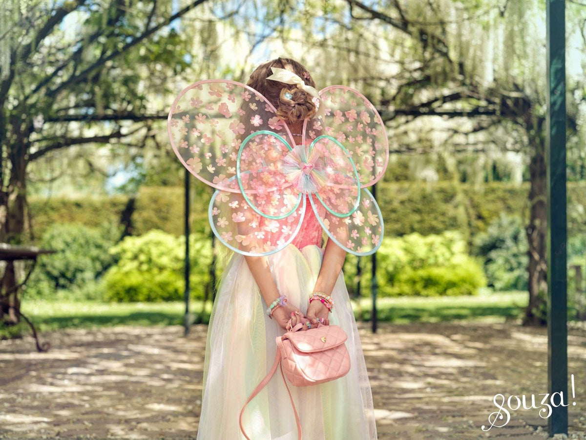 Flora Kostüm Kleid + Flügel 8-10 Jahre