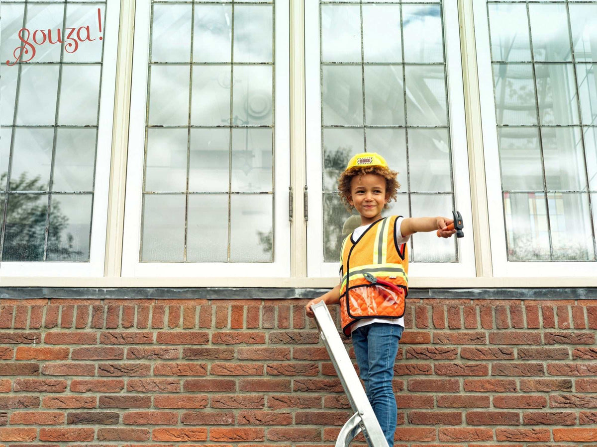 Bauarbeiter-Kostüm  4-7 Jahre