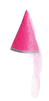 Glitzer-Prinzessinnenhut pink