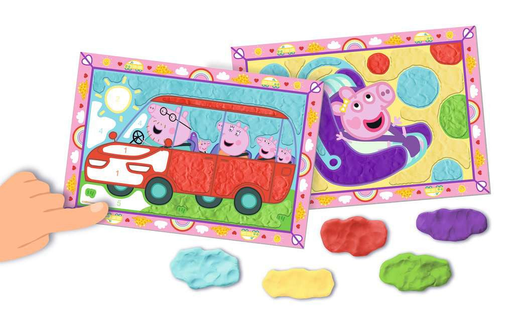 Kneten nach Zahlen/ Peppa Pig