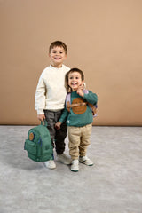 Kindergartenrucksack Little Gang/ dunkelgrün