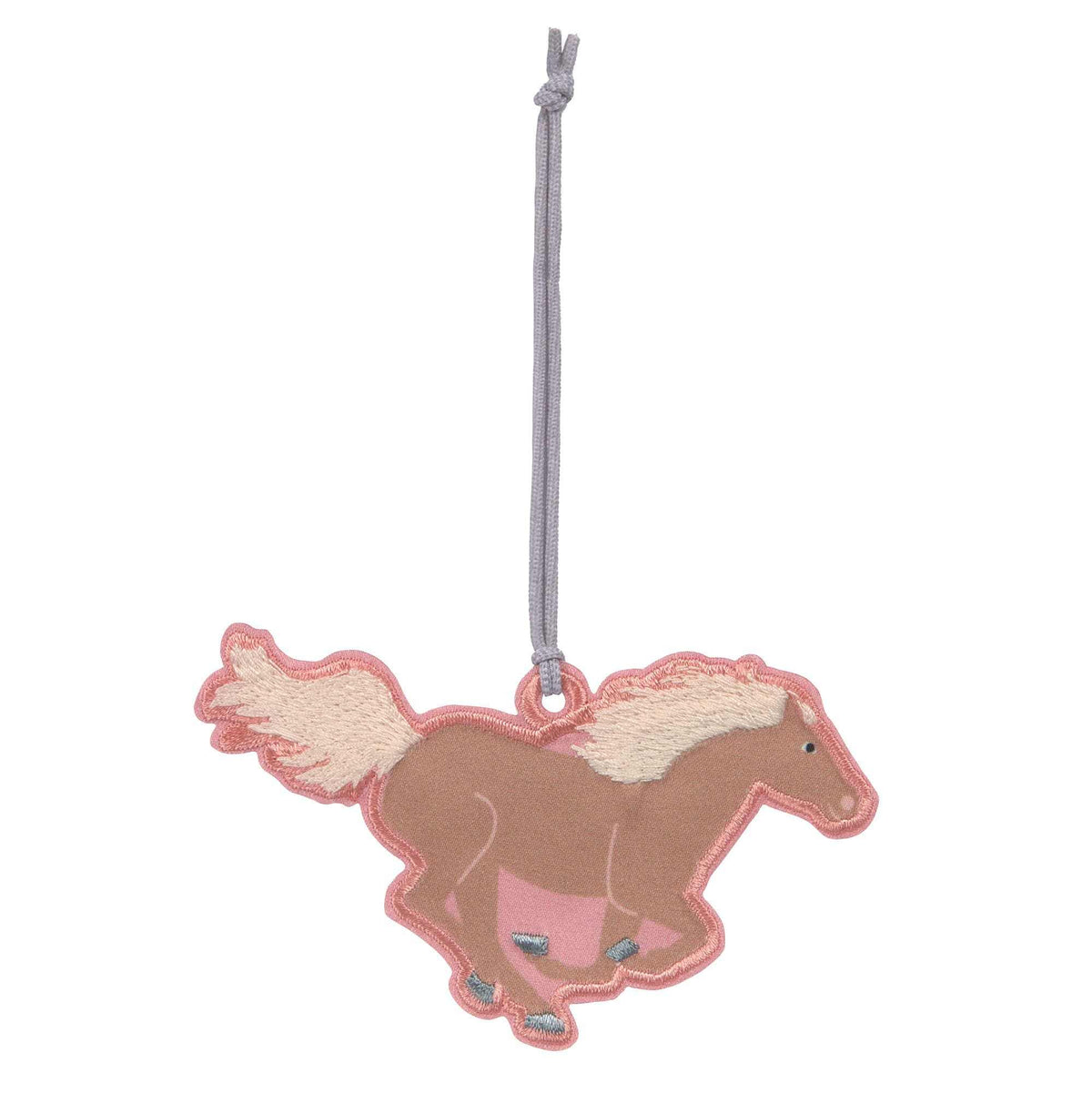Schulranzen-Patches Set Horse pink