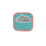 Schulranzen-Patches Set Unicorn glitter