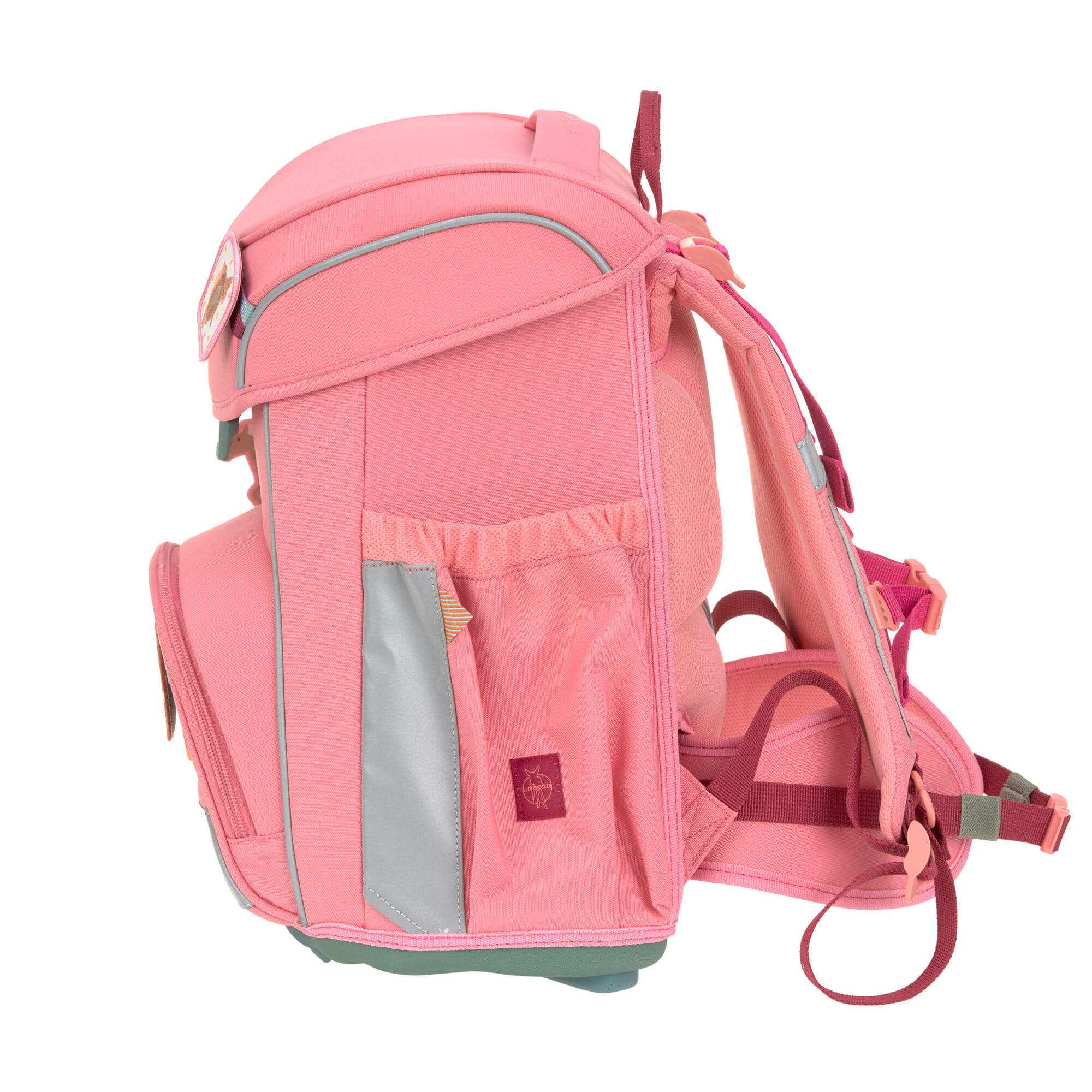 Schulranzen Set 7-teilig, Slim Unique pink