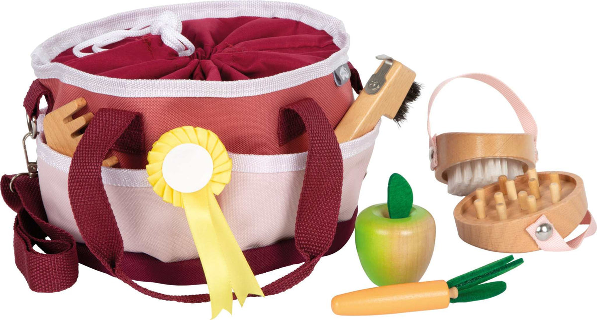 Pferdepflegeset mit Tasche