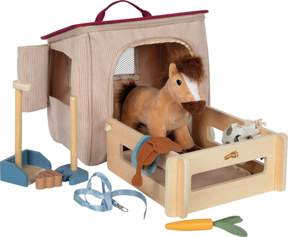 Spielset Pferd mit Stall & Zubehör