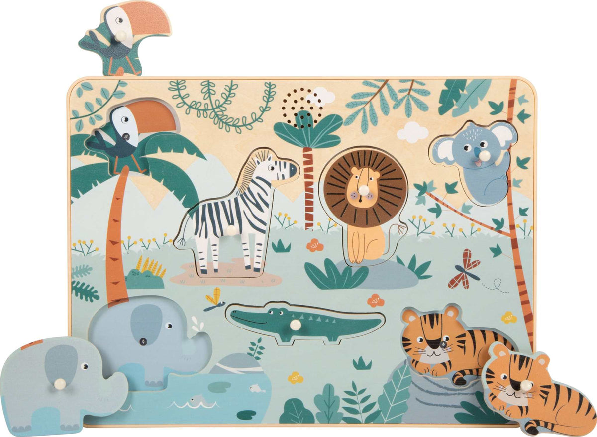 Setzpuzzle Tierlaute Safari