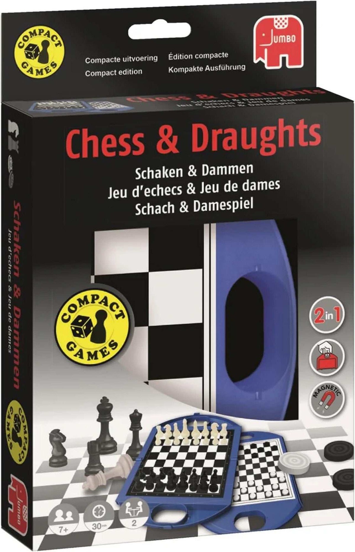 Schach und Dame - Kompaktspiel