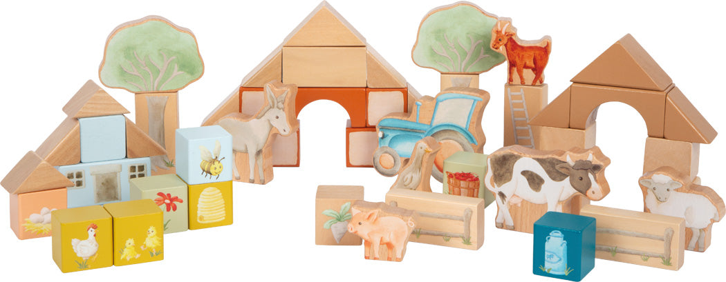 Holzbausteine „Farm Buddies“