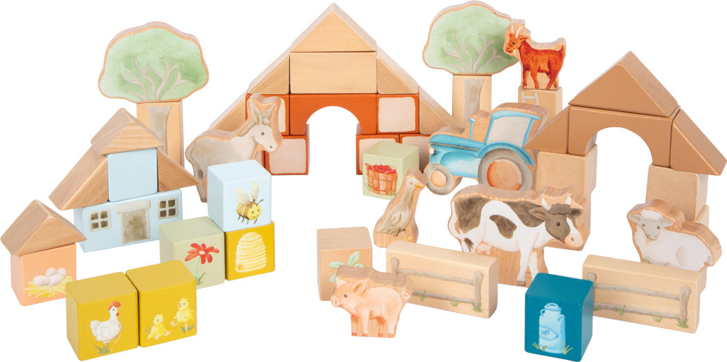 Holzbausteine „Farm Buddies“