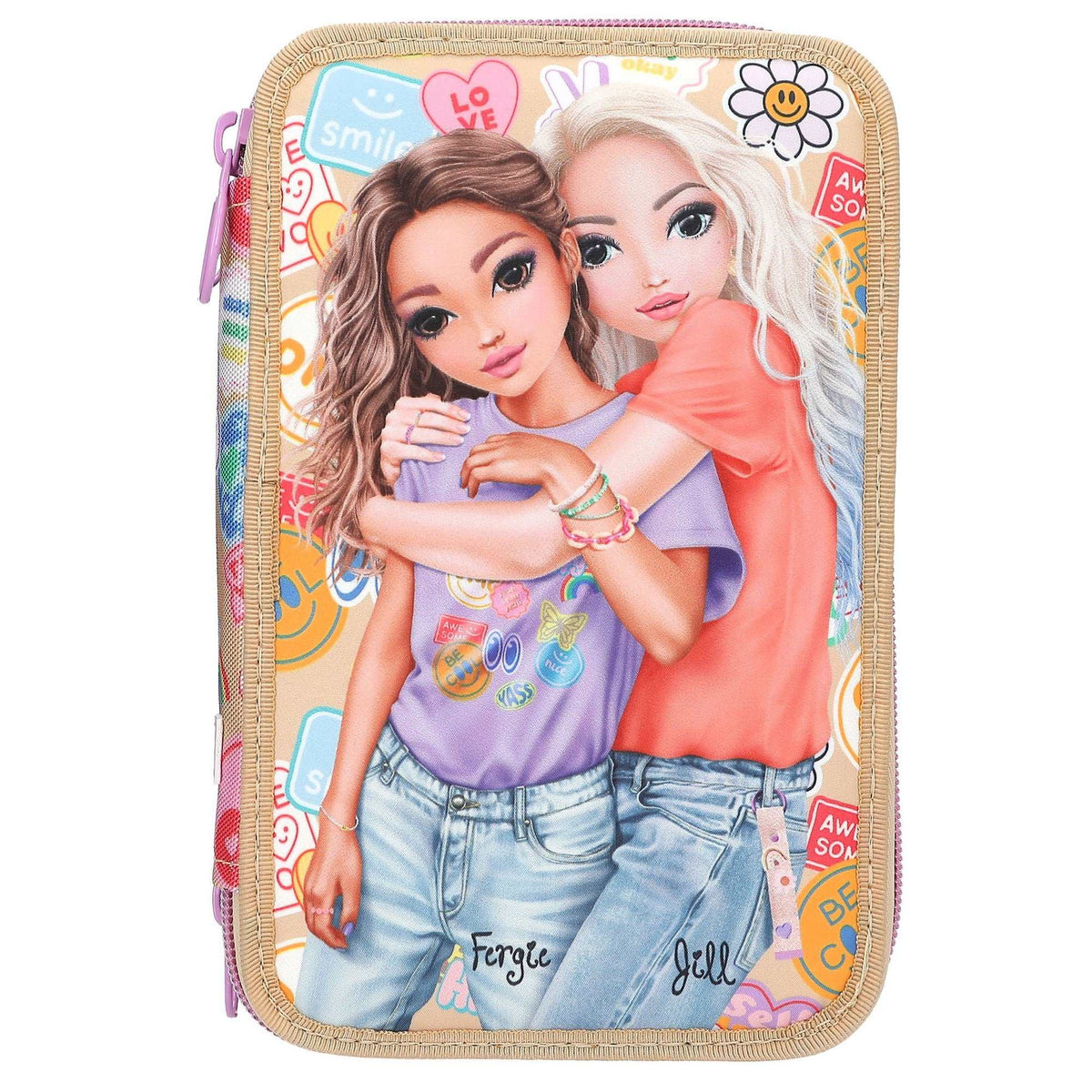 TOPModel 3 Fach Federtasche Girl Power
