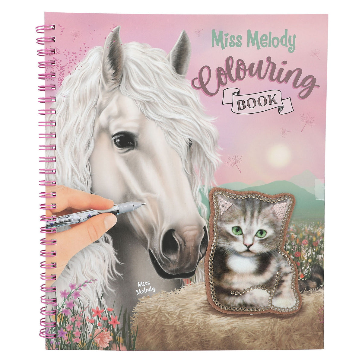 Miss Melody Malbuch mit Pailetten