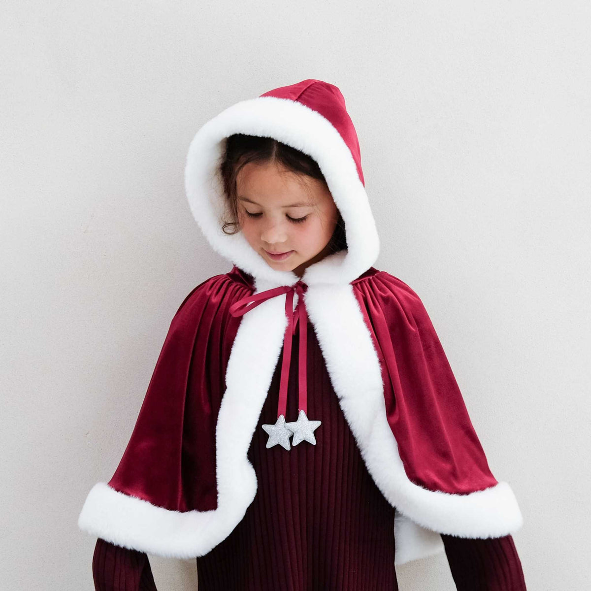 Weihnachtsumhang Mrs. Claus