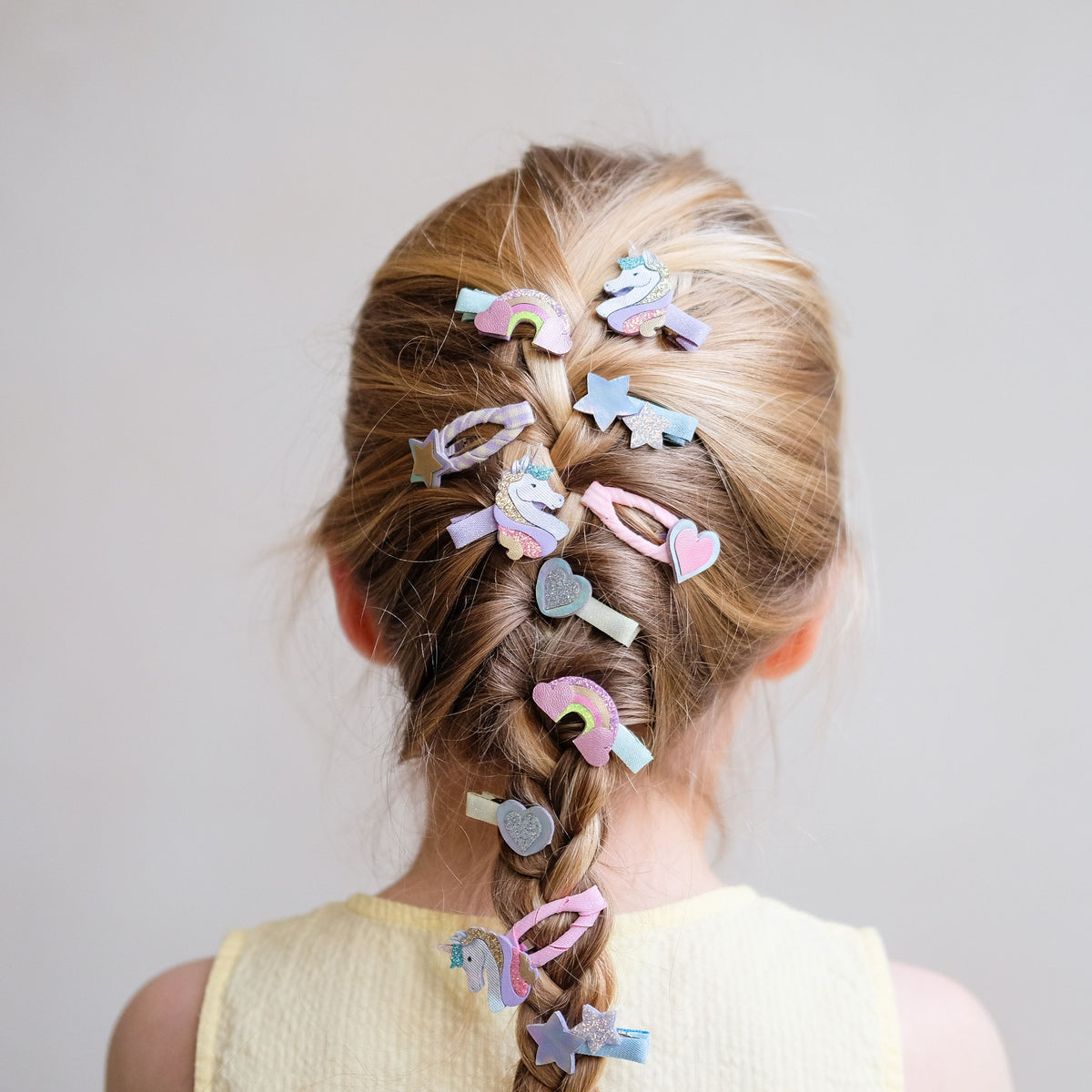 Haarclips Mini Einhorn