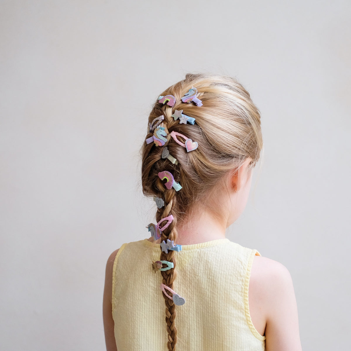 Haarclips Mini Einhorn