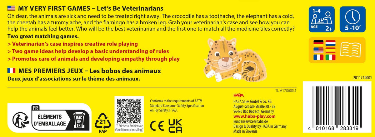Meine ersten Spiele - Wir verarzten Tiere