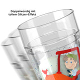 Glitzerbecher Bauernhof - Motiv 2