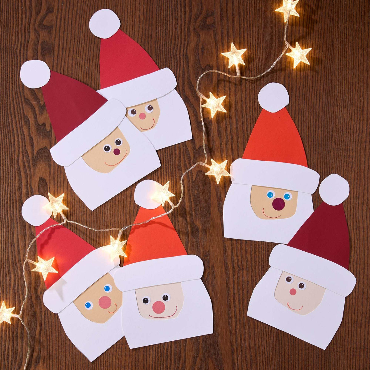 Bastelset - Erstes Schneiden Nikoläuse
