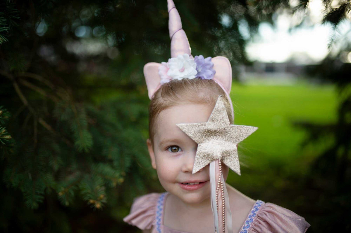 Einhorn-Kleid & Haarreif 3-4 Jahre