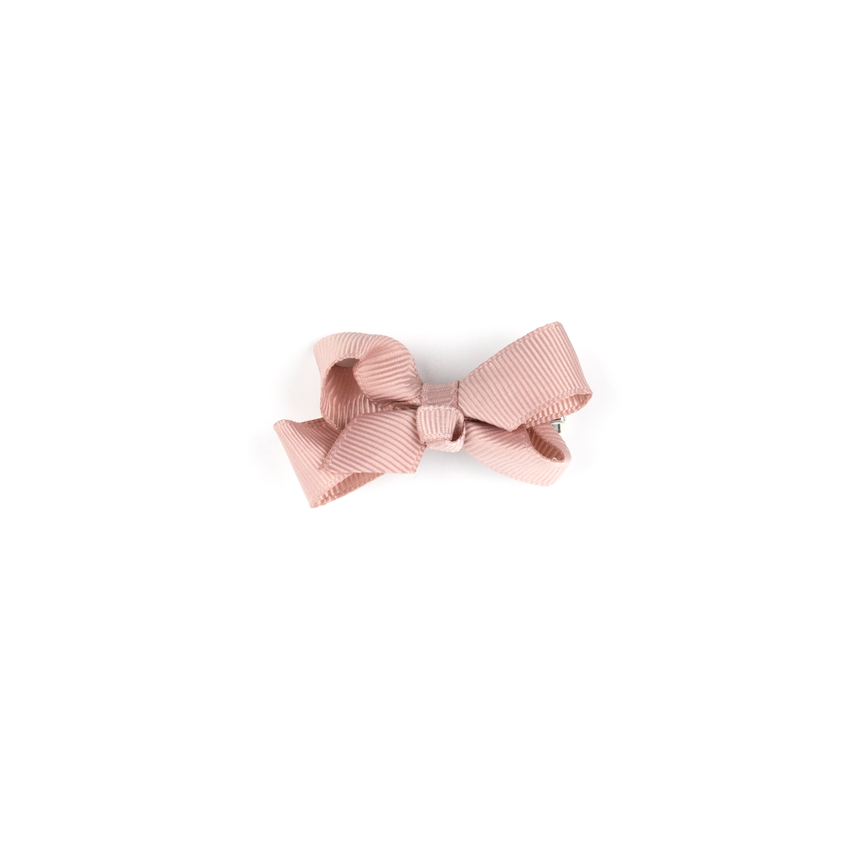 Haarspange Mini Schleife - altrosa