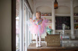 Kleid Regenbogen Fee 3-4 Jahre