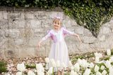 Einhorn-Kleid & Flügel & Haarreif 7-8 Jahre