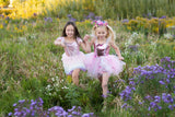 Schmetterlings-Kleid & Haarreif 5-6 Jahre