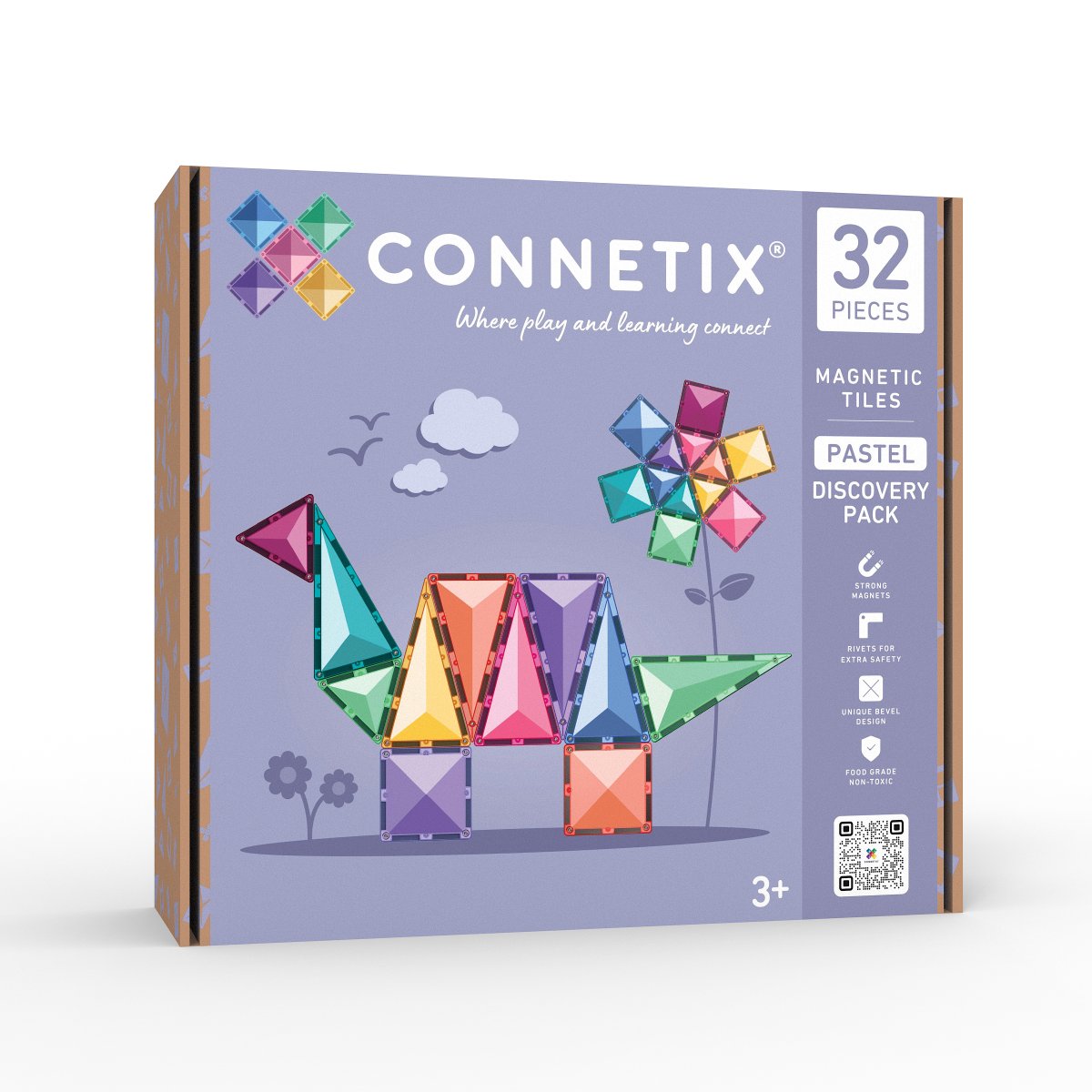 Magnetbausteine Pastel Discovery Pack 32 Teile