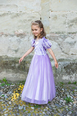 Prinzessinnen Kleid Samtweich 7-8 Jahre