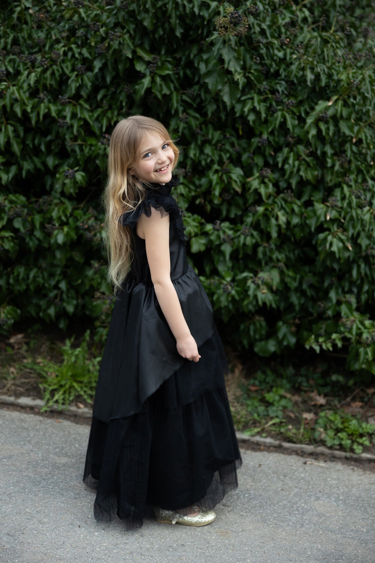 Gothic-Schabernack-Hexenkleid 9-10Jahre