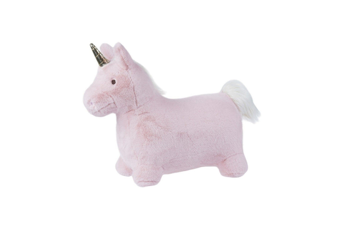 Hüpf-Tier Einhorn pink