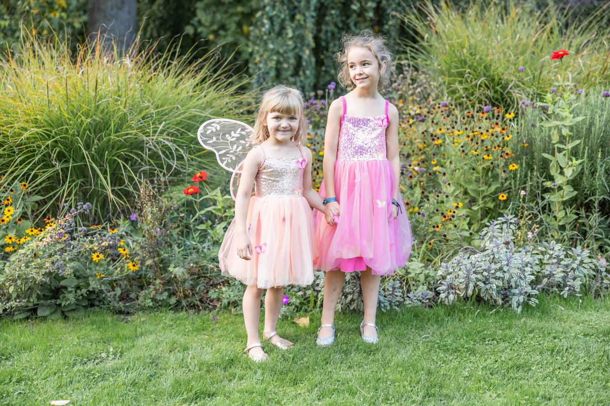 Schmetterlingskleid Pink 3-4 Jahre