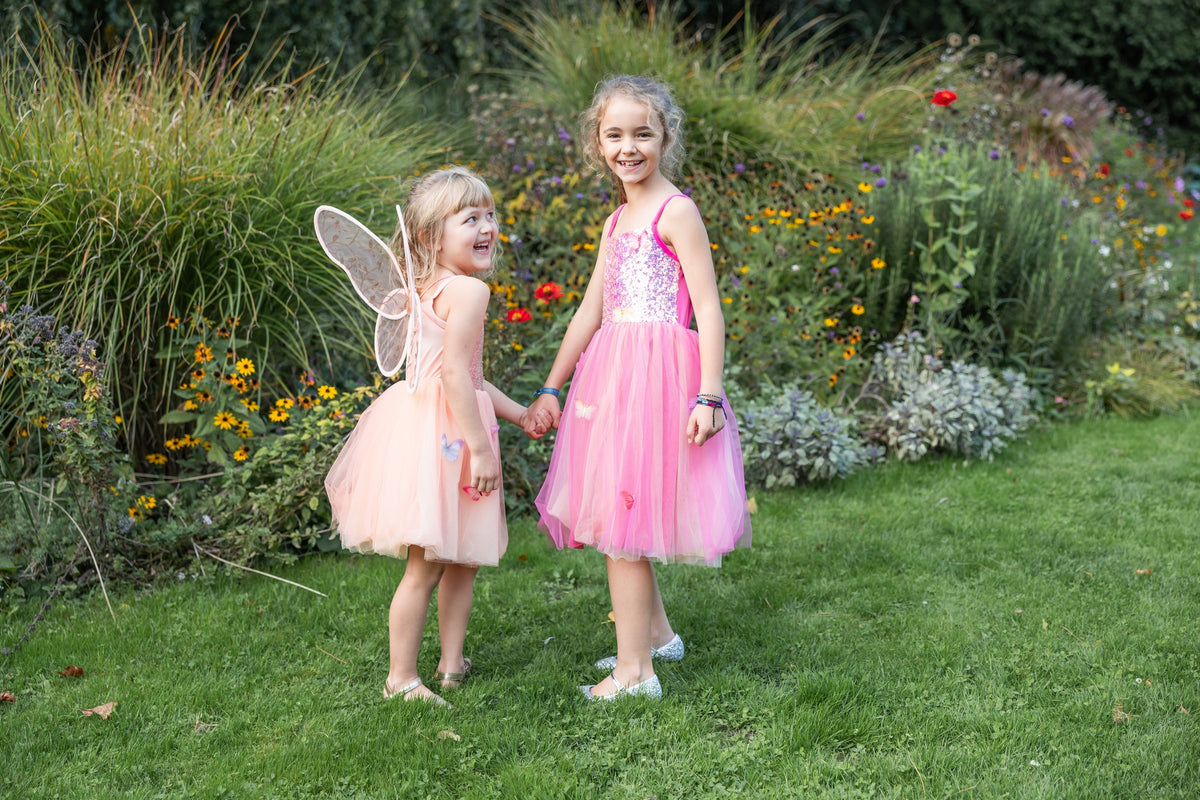 Schmetterlingskleid Pink 3-4 Jahre