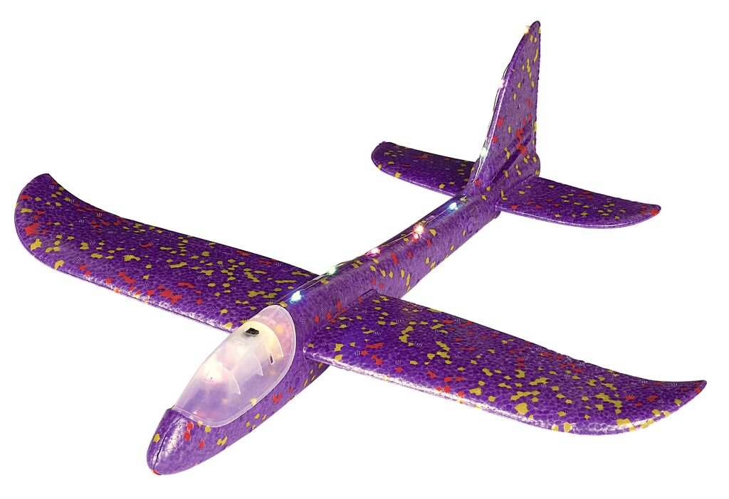 Leuchtender Segelflieger