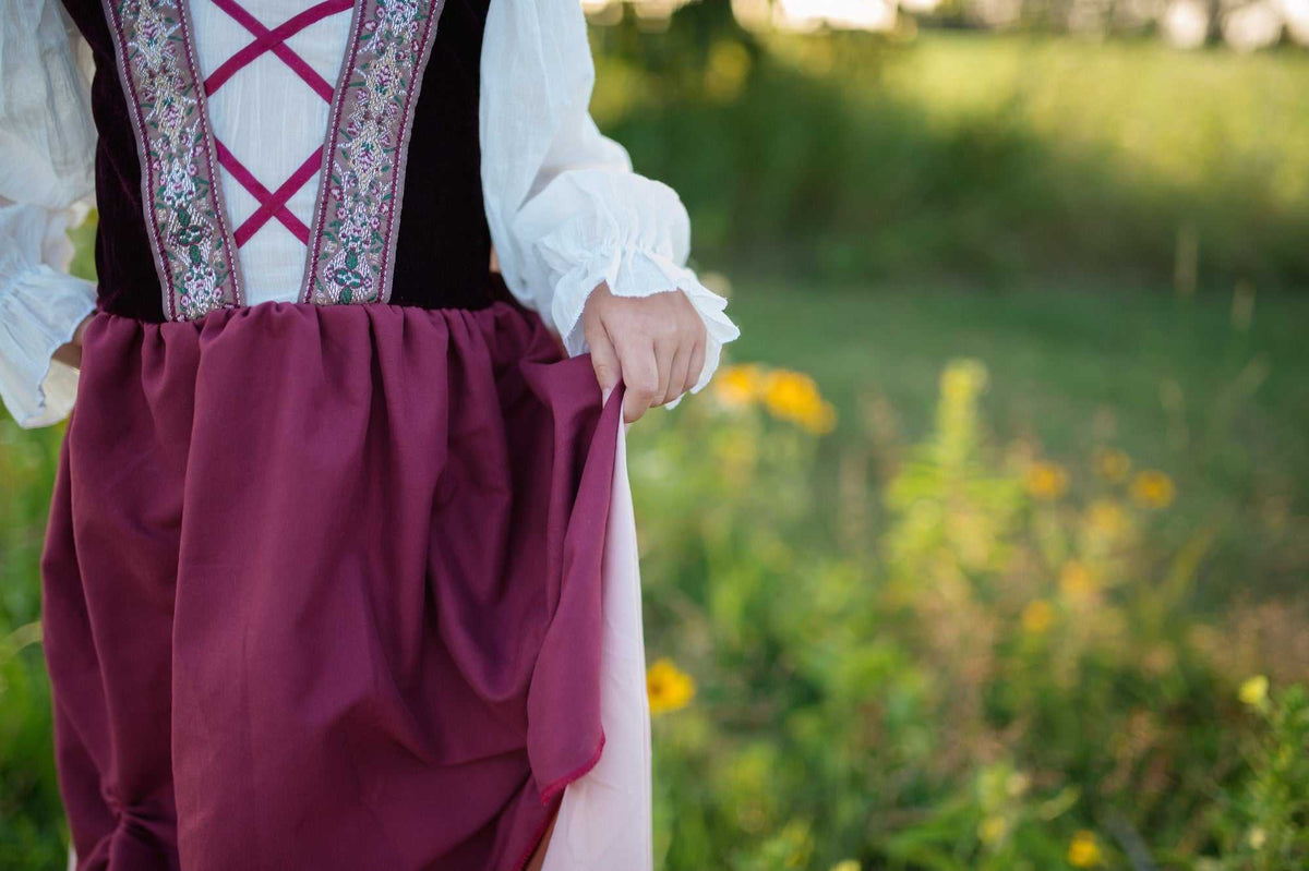 Bauernkleid rosa 5-6 Jahre