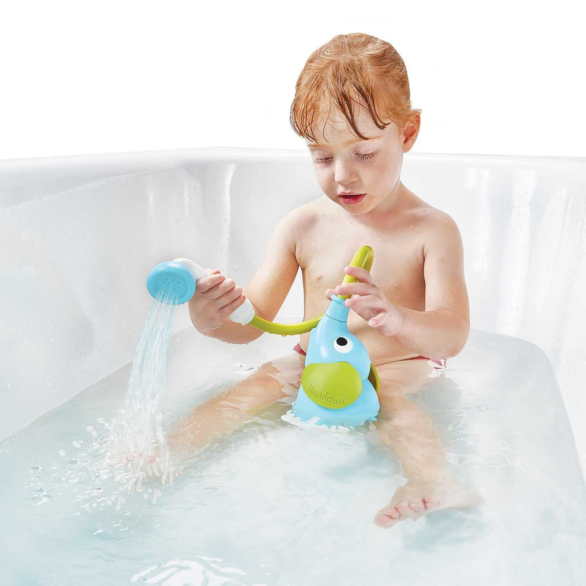 Babydusche- Elefant blau