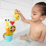 Badewannenspiel- Blumentopf mit Schnecke