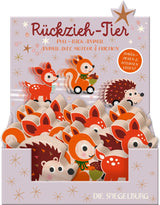 Rückzieh-Tier - Wintertiere im Weihnachtswald