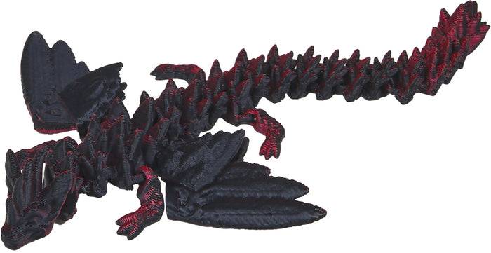 Kristall-Drache mit Flügeln - Kristalltier