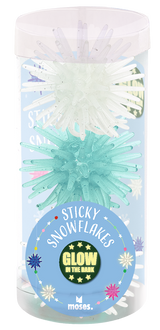 Nachtleuchtende Sticky Snowflakes (3er Set)