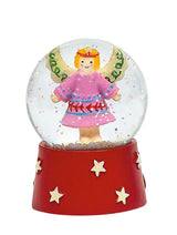 Nachtleuchtende Schneekugel