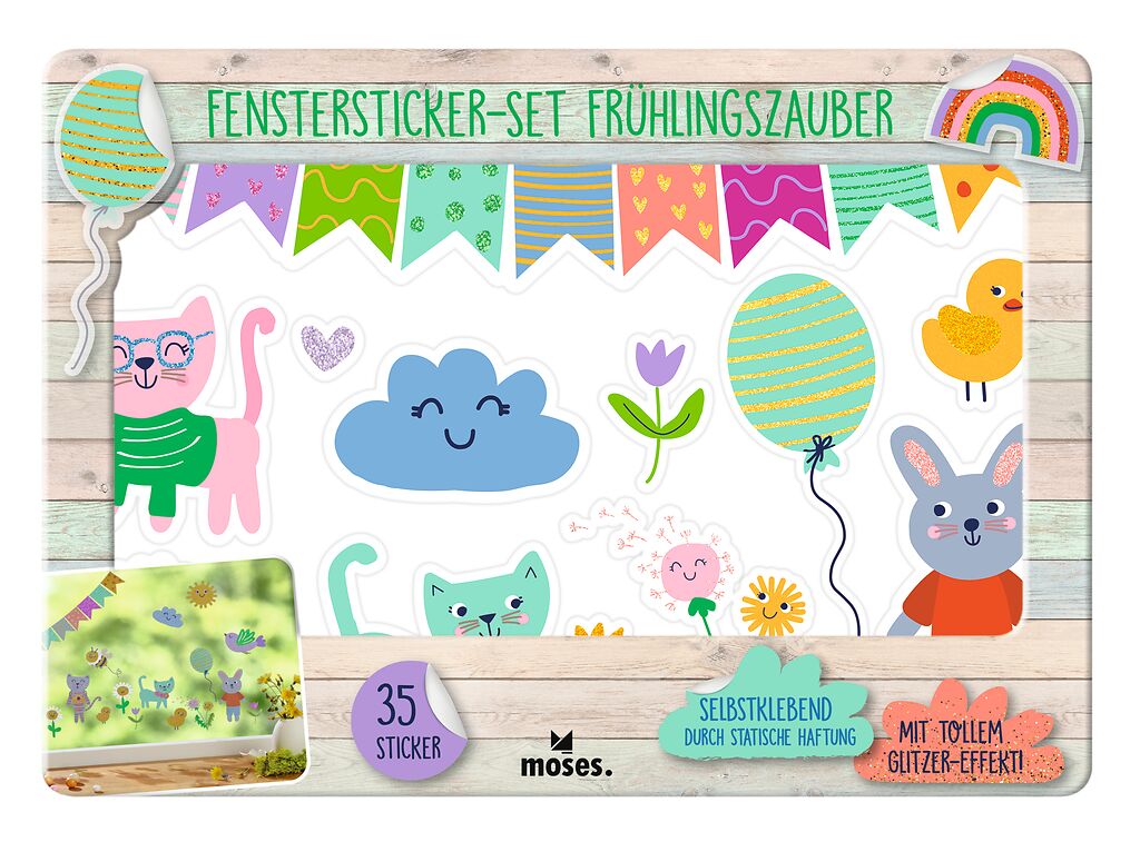 Fenstersticker-Set Frühlingszauber