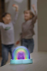 Buntes Regenbogenlicht