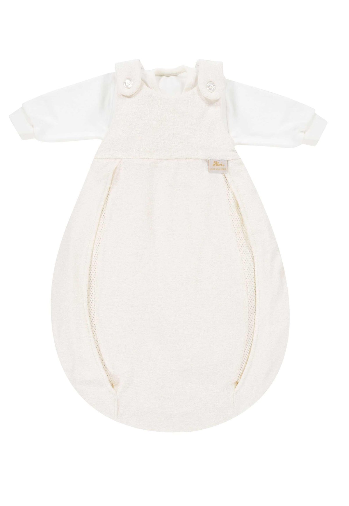 Baby-Mäxchen mit Belüftungssystem Frottier/ weiß Größe 68