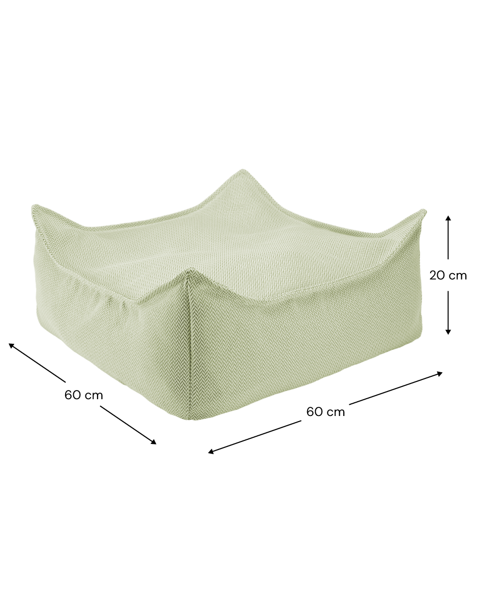 Herba Outdoor Square Ottoman