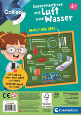 Experimentiere mit Luft und Wasser