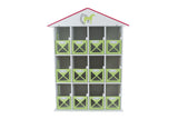 Kids Globe Pferdehotel mit 12 Boxen