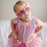 Super-Duper Tutu & Umhang & Maske 4-6 Jahre