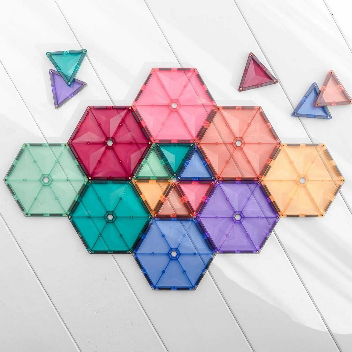 Magnetbausteine Pastel Geometry Pack 40 Teile